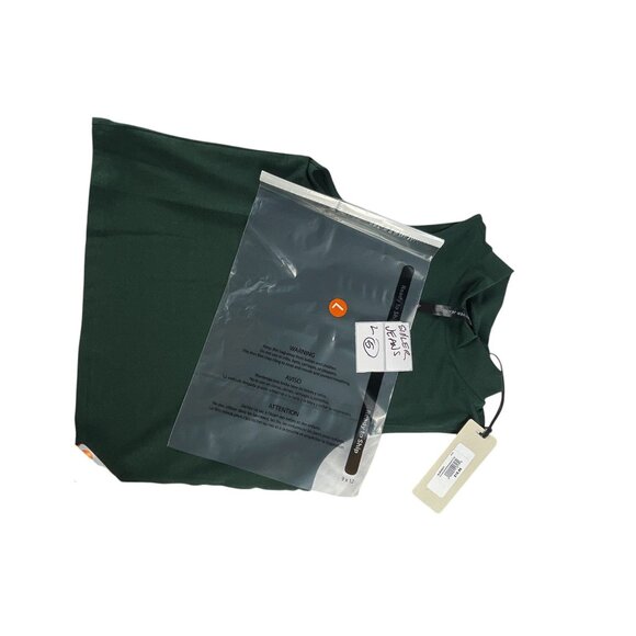 Silver Jeans Co. Dark Green Mock Neck Sleeveless Tank Top Size L NWT - Picture 7 of 7